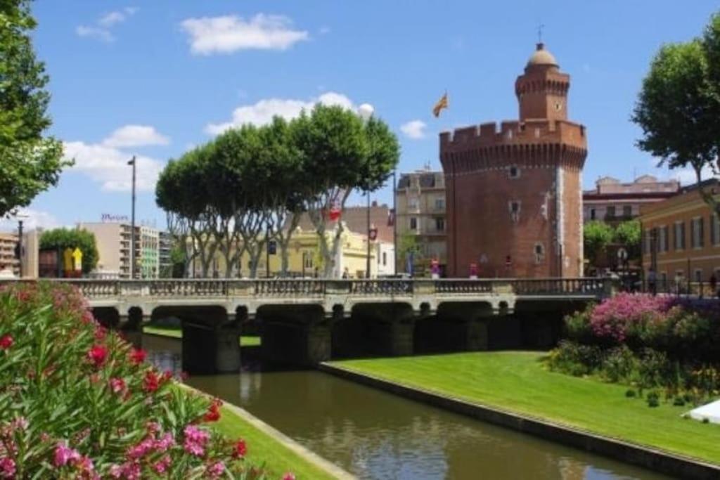 La Jungle Urbaine Avec Garage Prive & Climatisation Lägenhet Perpignan Exteriör bild